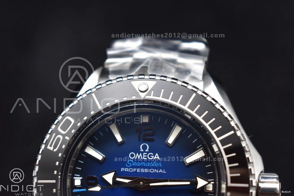 6000M Ultra Best Super SBF Dial 1:1 SS Clone Blue Bracelet A8912 Edition Deep SS on Seamaster Deep 0108